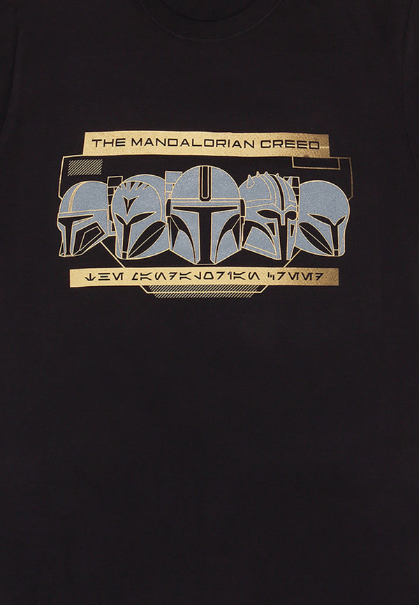 Star Wars Mandalorian T -Shirt (Star Wars Mandalorian -Reihe von Helmen T -Shirt)