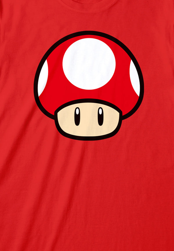 Super Mario Sponge T-Shirt (Power-Up-Pilz-T-Shirt)