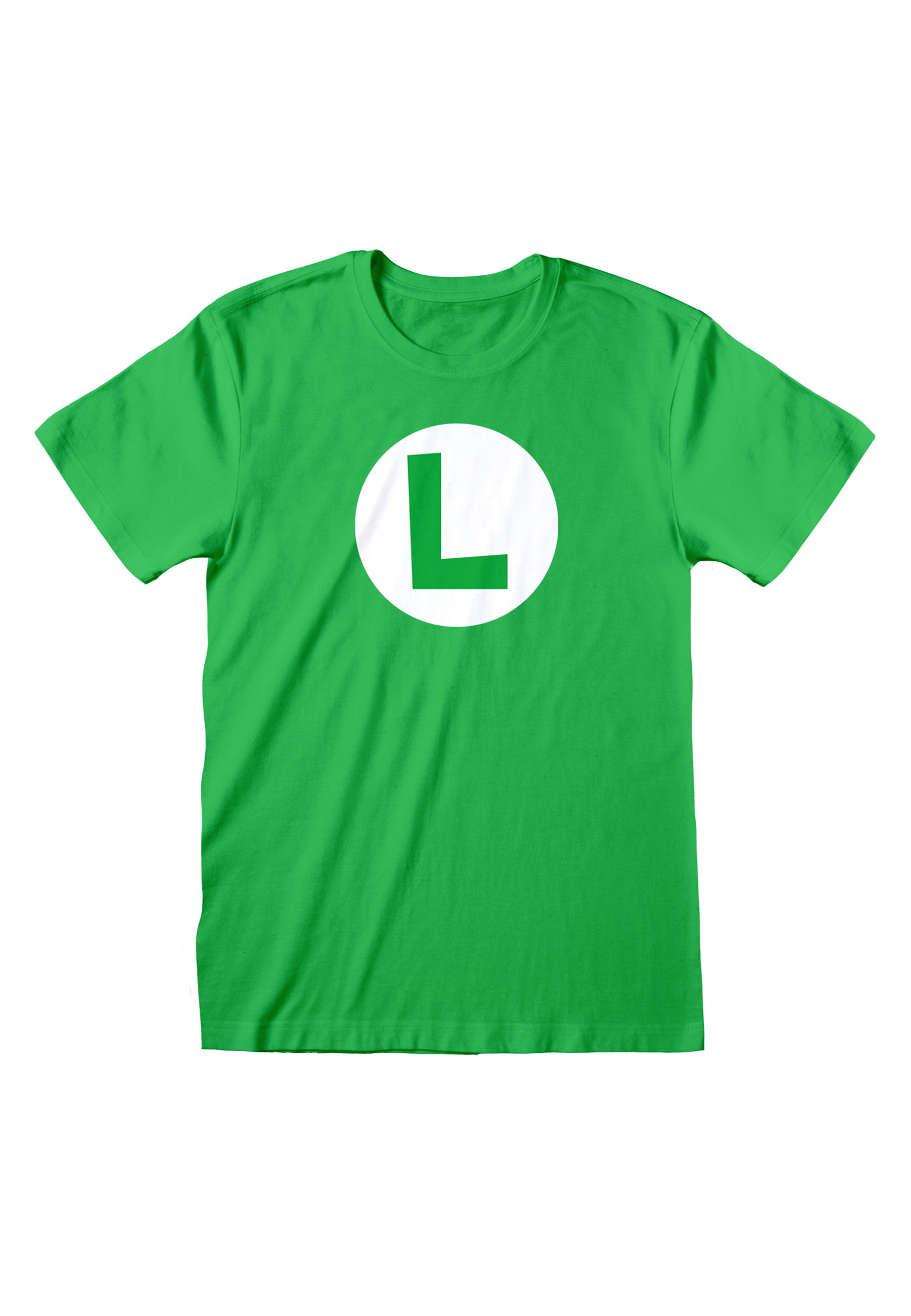 Super Mario Luigi T-Shirt (Luigi Badge T-Shirt)