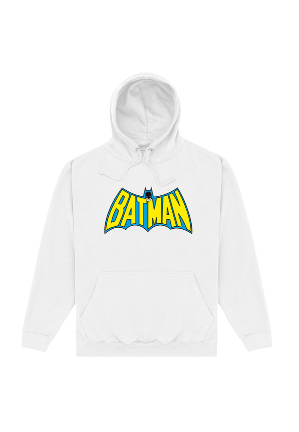 Batman Bílá Mikina (Batman OG Logo Hoodie)