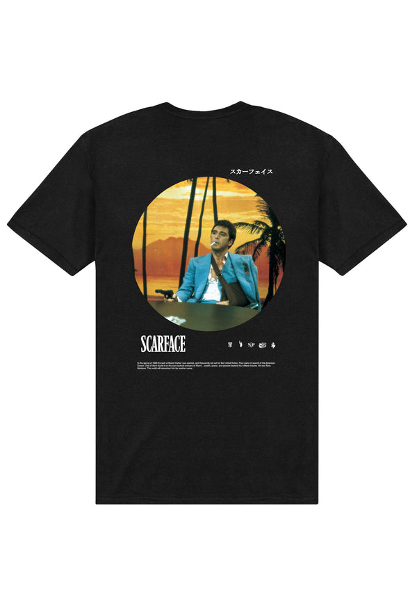 Scarface Kreis-T-Shirt (Scarface Kreis-T-Shirt)