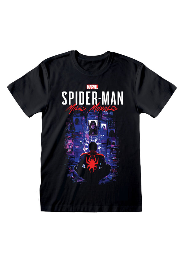 Spiderman Miles Morales Tričko (City Overwatch T-shirt)