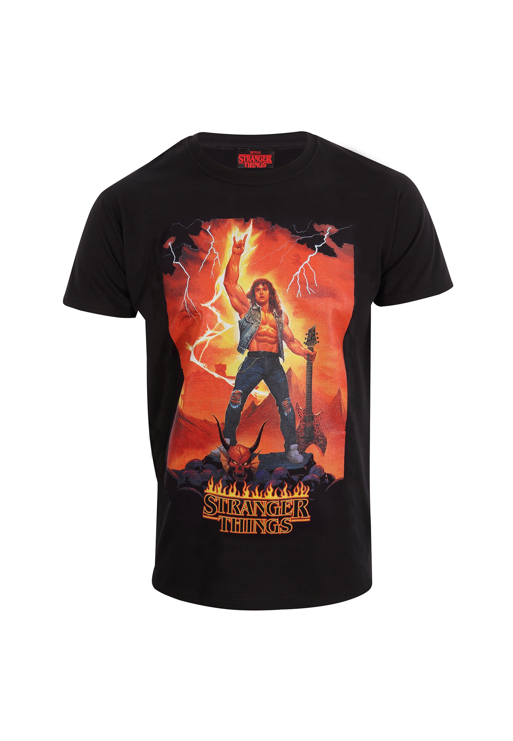 Stranger Things Tričko (Eddie Rocks T-shirt)