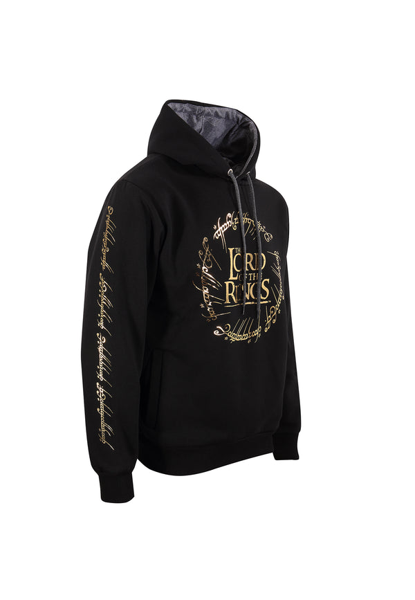 Pán Prstenů Mikina (The Lord Of The Rings Gold Foil Logo Hoodie)