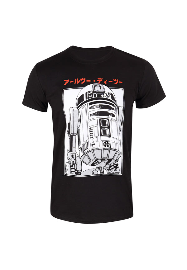 Star Wars T -Shirt (Star Wars -R2D2 Katakana T -Shirt)