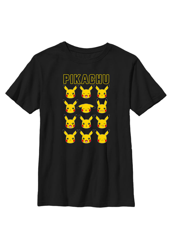 Pokémon Tričko Dětské (Pikachu Faces)