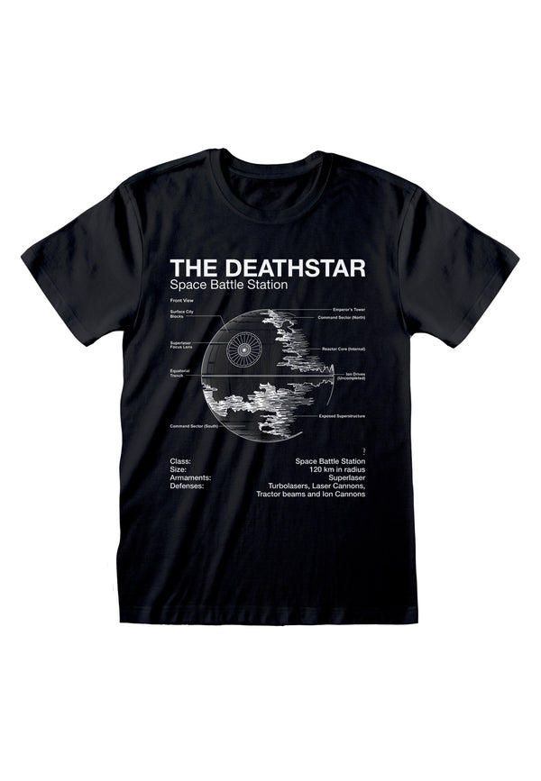 Star Wars T -Shirt (Star Wars -Death Star Sketch t -Shirt)