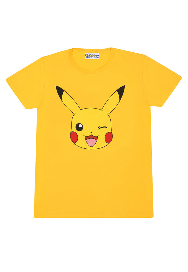 Pokémon Pikachu T-Shirt (Pikachu-Gesicht T-Shirt)