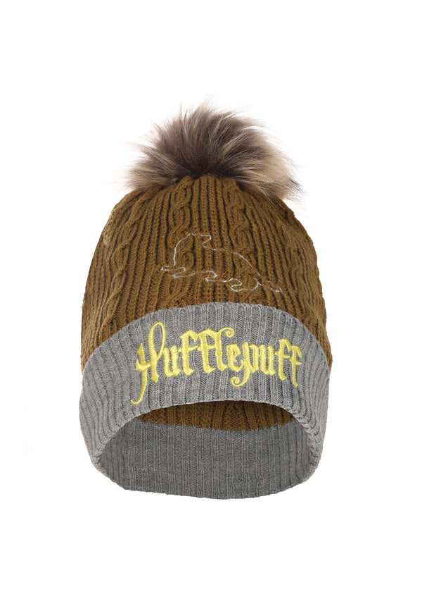 Harry Potter - Mrzimor Čepice s Bambulí (Hufflepuff Beanie)