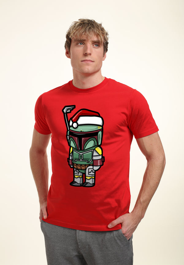 Star Wars Tričko Unisex (Boba Santa)