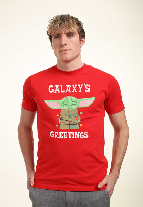 Star Wars: The Mandalorian Tričko Unisex (Galaxys Greetings)