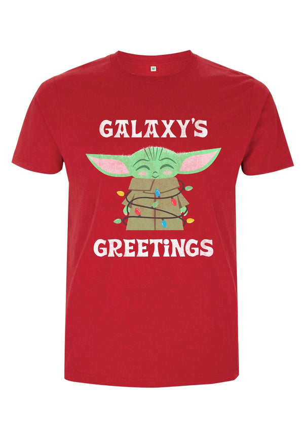 Star Wars: The Mandalorian Tričko Unisex (Galaxys Greetings)