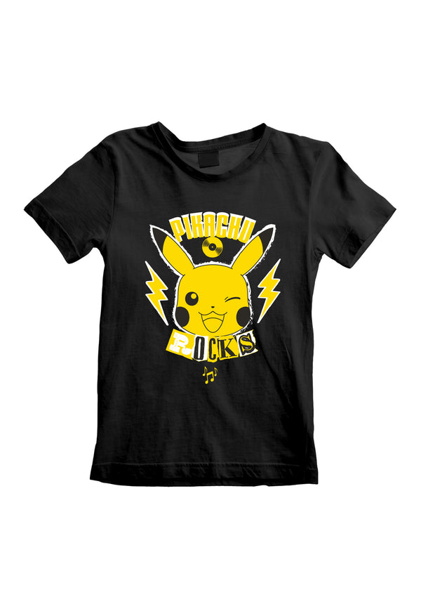 Pokémon Pikachu Kinder-T-Shirt (Pikachu Rocks Kids T-Shirt)