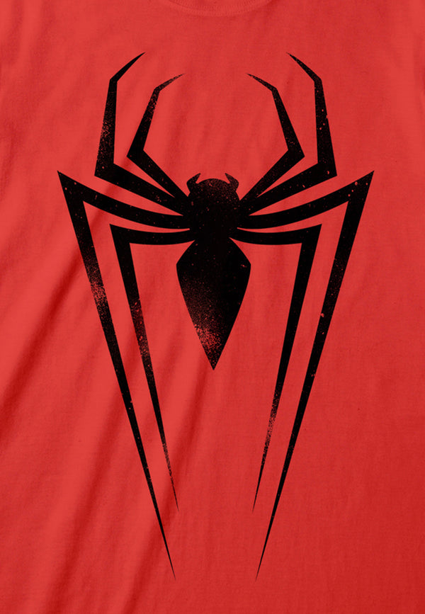 Marvel Comics Spider-Man-T-Shirt (Black Spider Symbol T-Shirt)