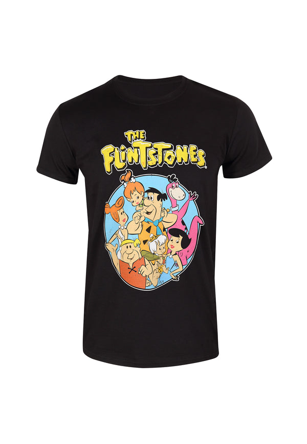 Flintstones Familie t -Shirt (Flintstones -Familienkreis T -Shirt)