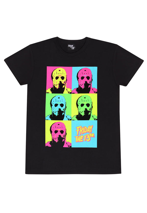 Freitag dreizehntes T -Shirt (Freitag, der 13. -Jason Pop Art T -Shirt)