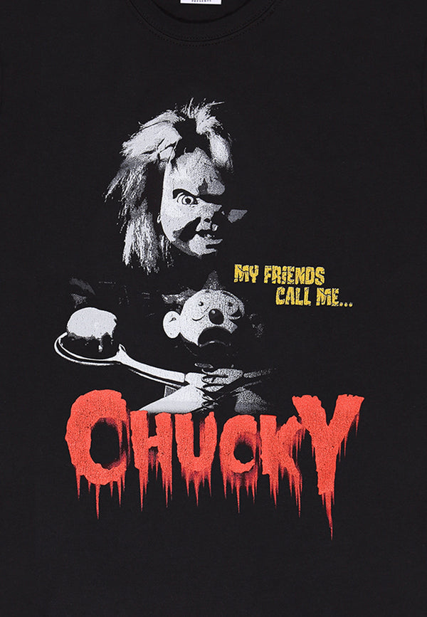 Chucky T -Shirt Puppe (Kinderspiel -meine Freunde nennen mich Chucky t -Shirt)