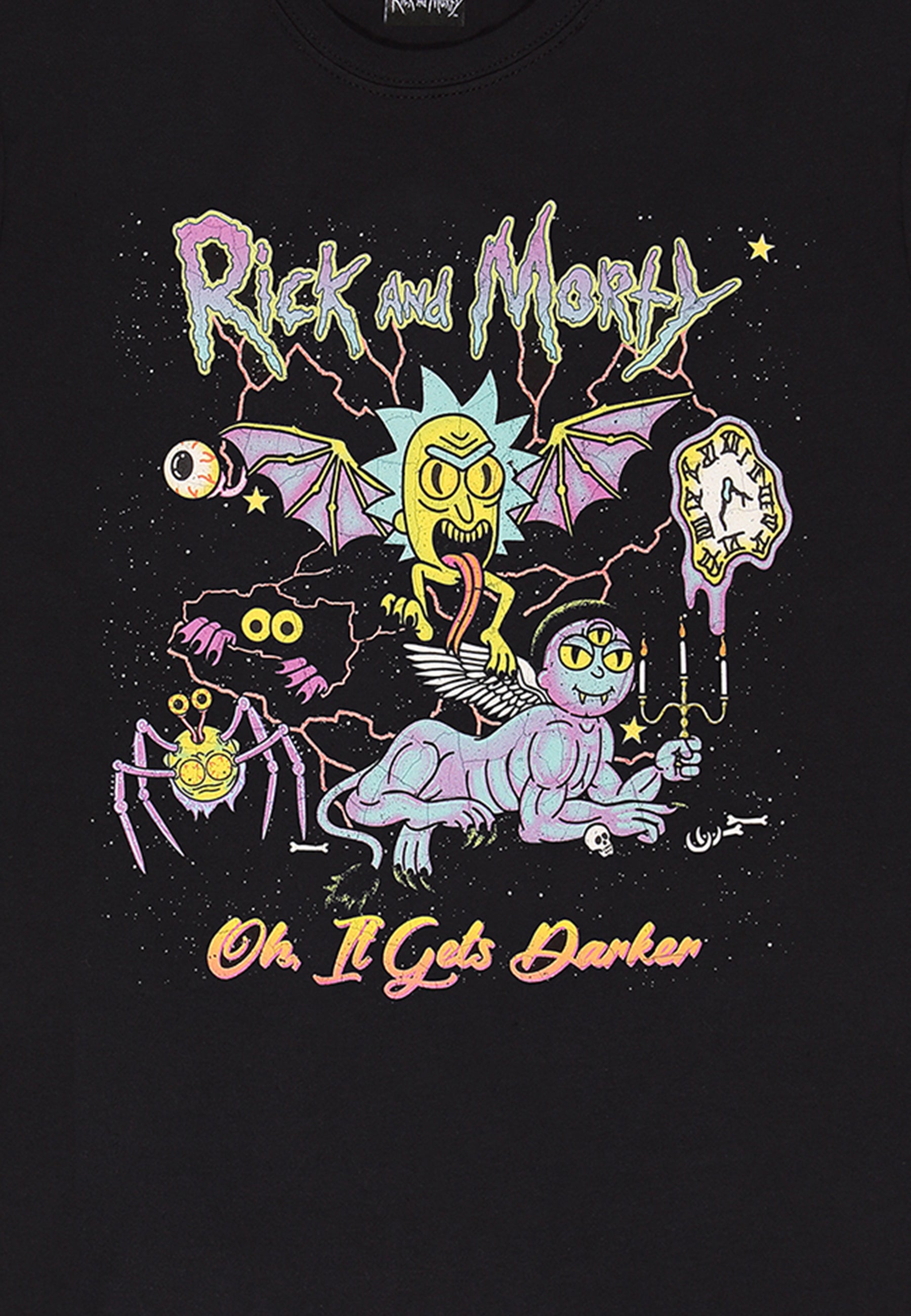 Rick And Morty Tričko (Oh It Gets Darker T-shirt)