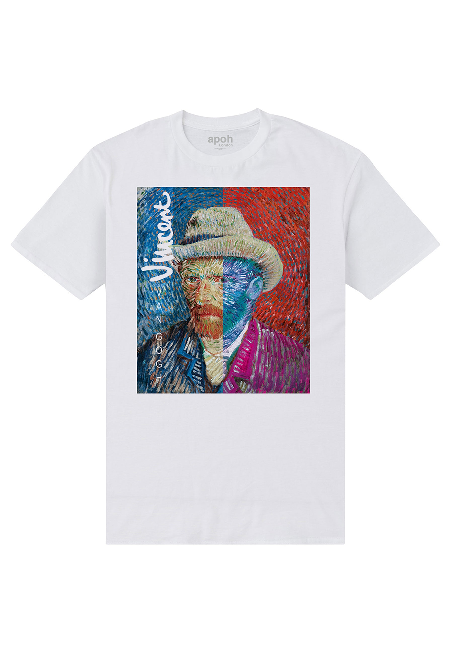 Van Gogh White T-Shirt (Apoh van Gogh Vincent T-Shirt)