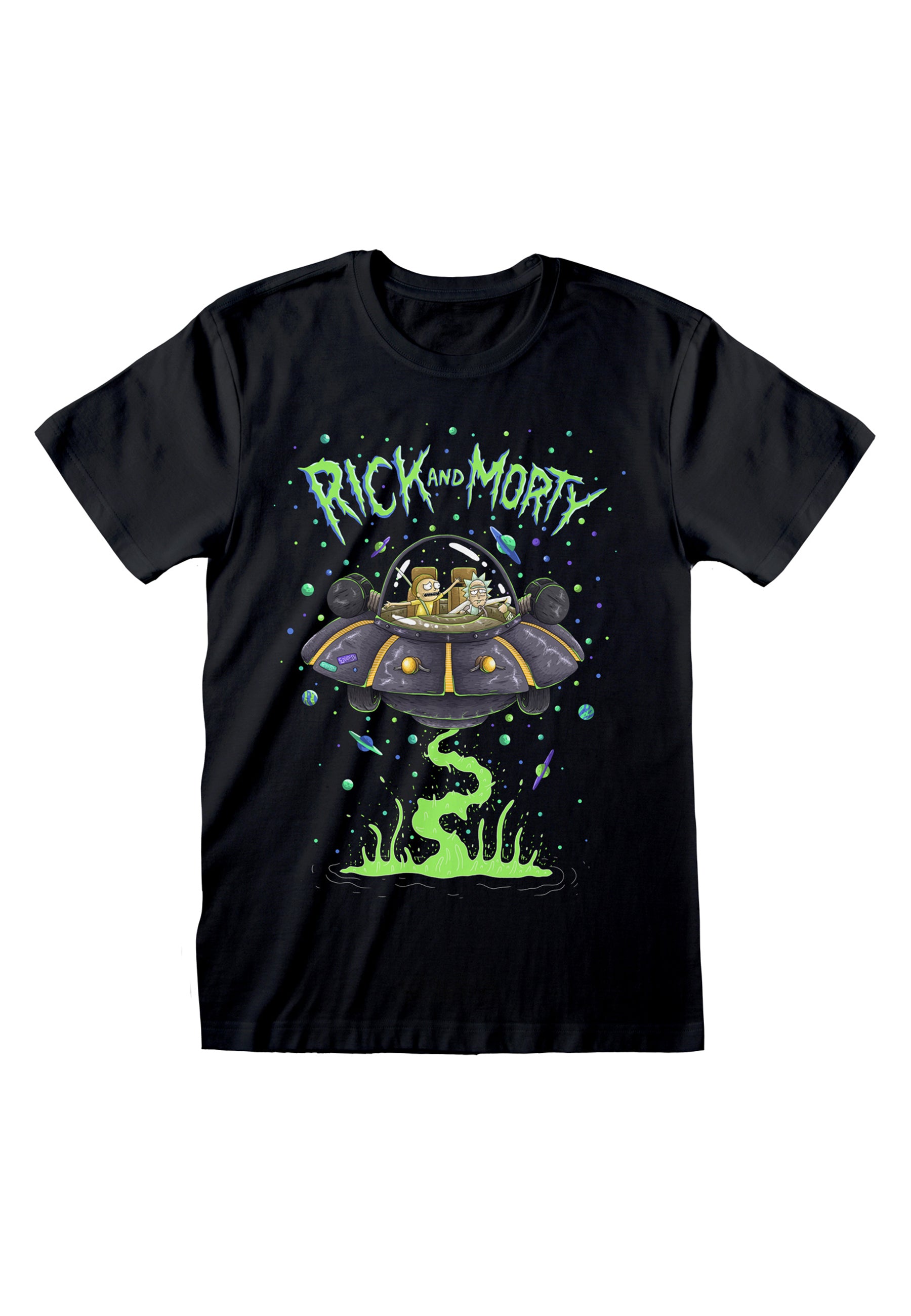 Rick und Morty T-Shirt (Raumschiff-T-Shirt)