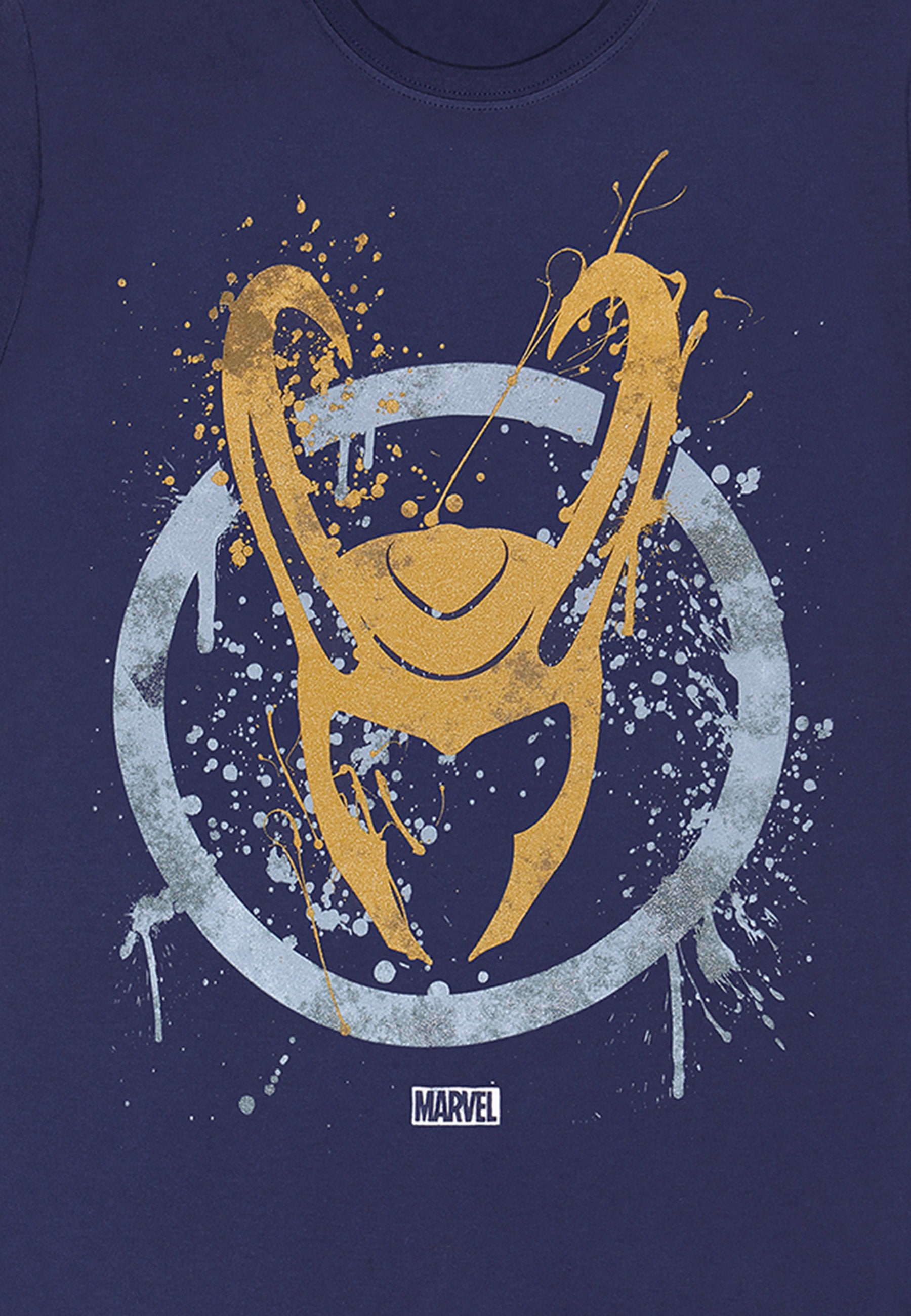 Marvel Loki Logo Tričko (Loki - Splatter Logo T-shirt)