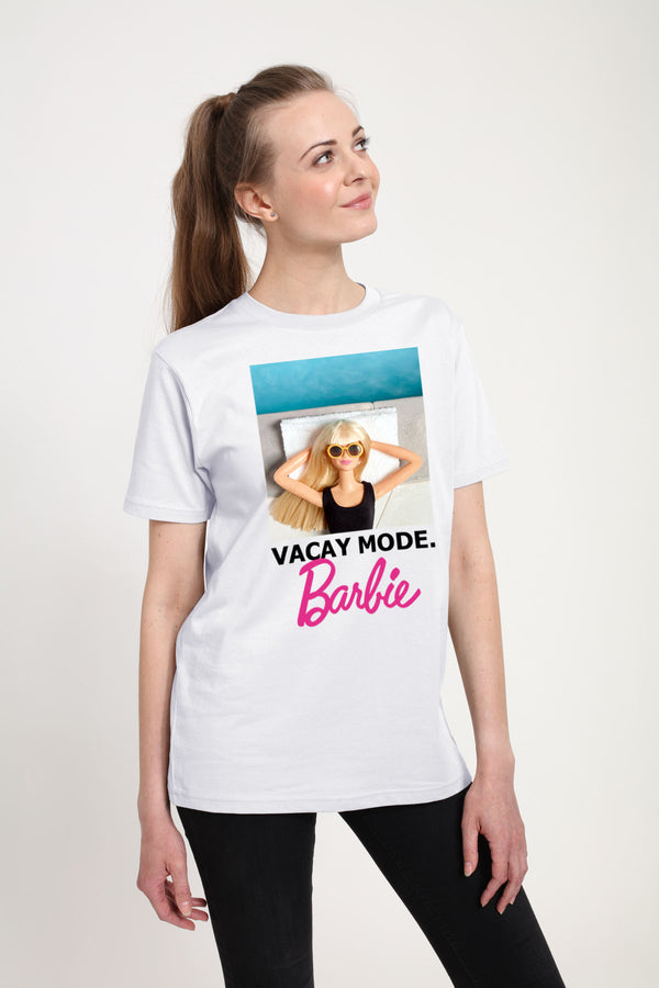 Barbie White T -Shirt