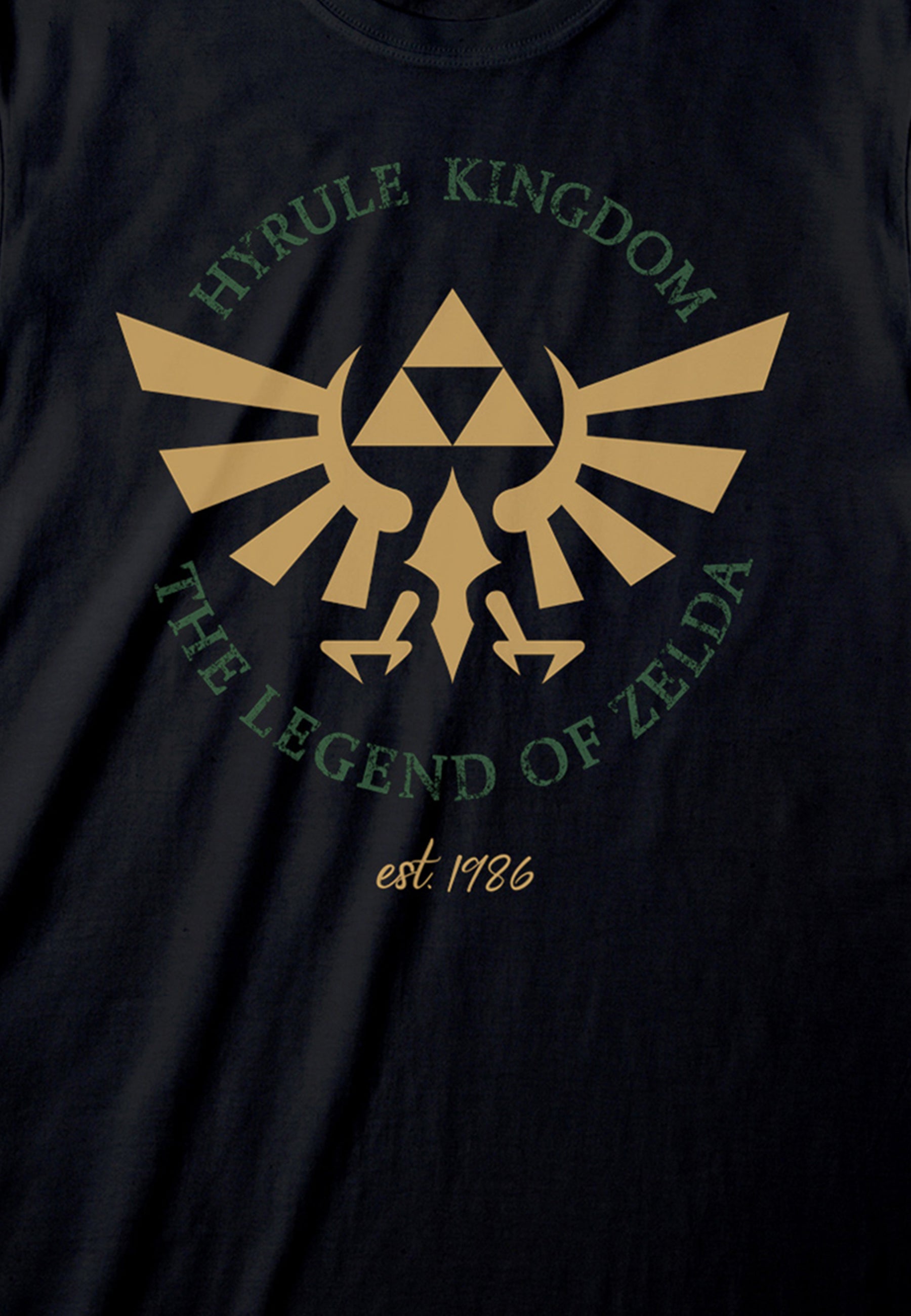 Legende über Zelda -Wappen (Legende von Zelda - Hyrule Kingdom Crest t -Shirt)