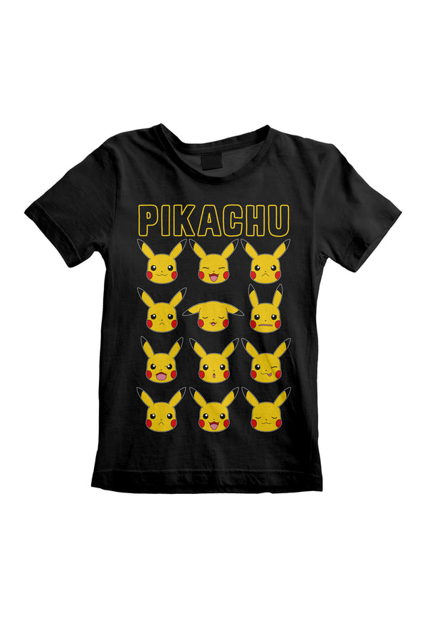 Pokémon Pikachu Kinder-T-Shirt (Pikachu gegenüberstern Kinder T-Shirt)