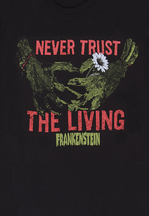 Ich glaube nicht T -Shirt (Universal Monster -vertraue niemals dem lebenden t -Shirt)