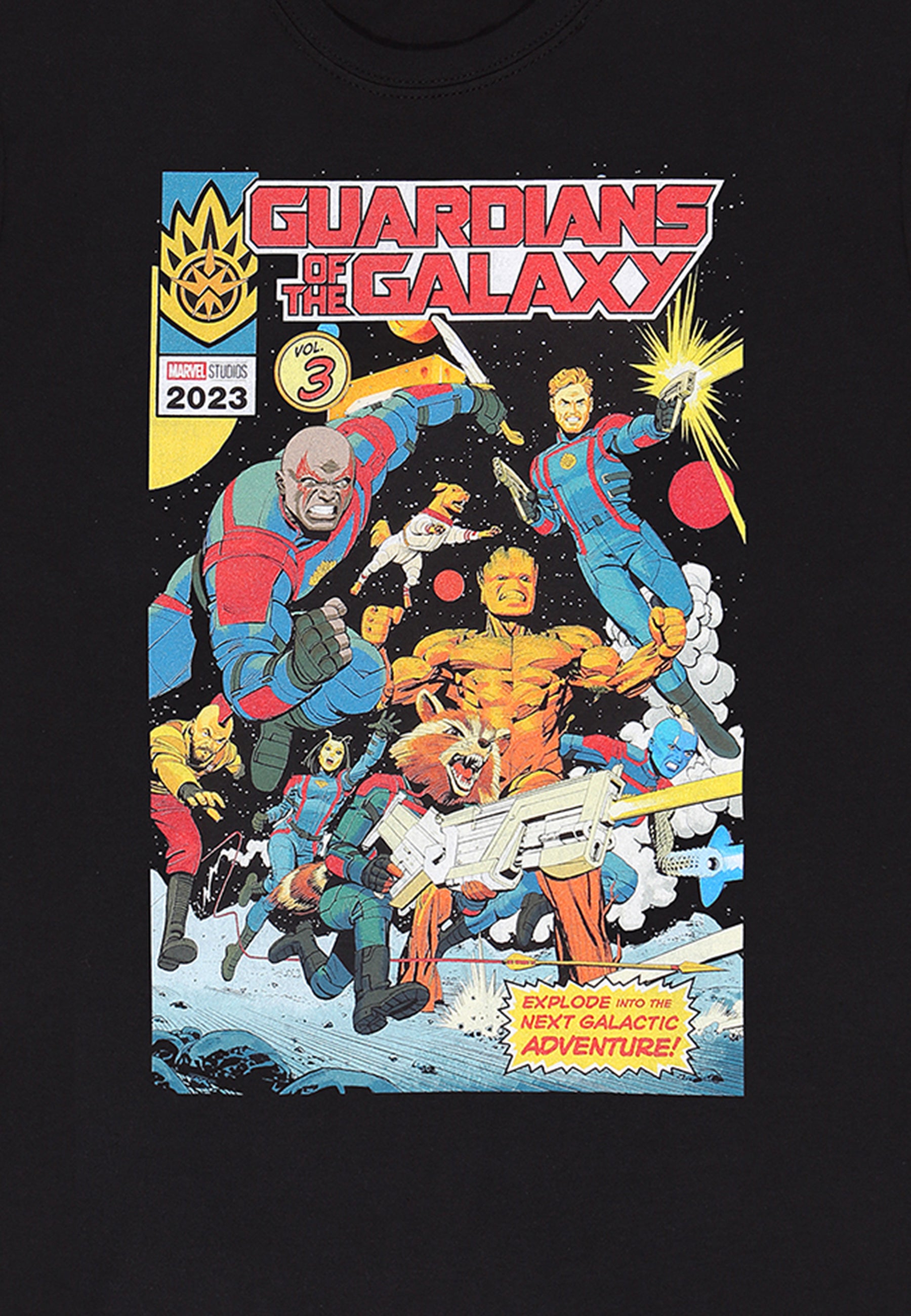 Marvel Studio Guardy Guardia (Guardians of the Galaxy - Comic Cover t -Shirt)