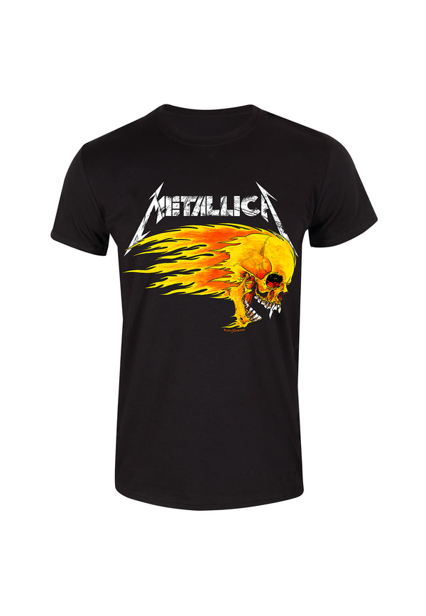 Metallica T-Shirt (Flaming Skull Tour 94 T-Shirt)