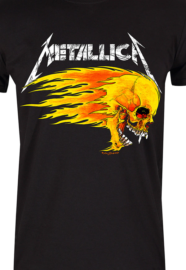 Metallica T-Shirt (Flaming Skull Tour 94 T-Shirt)