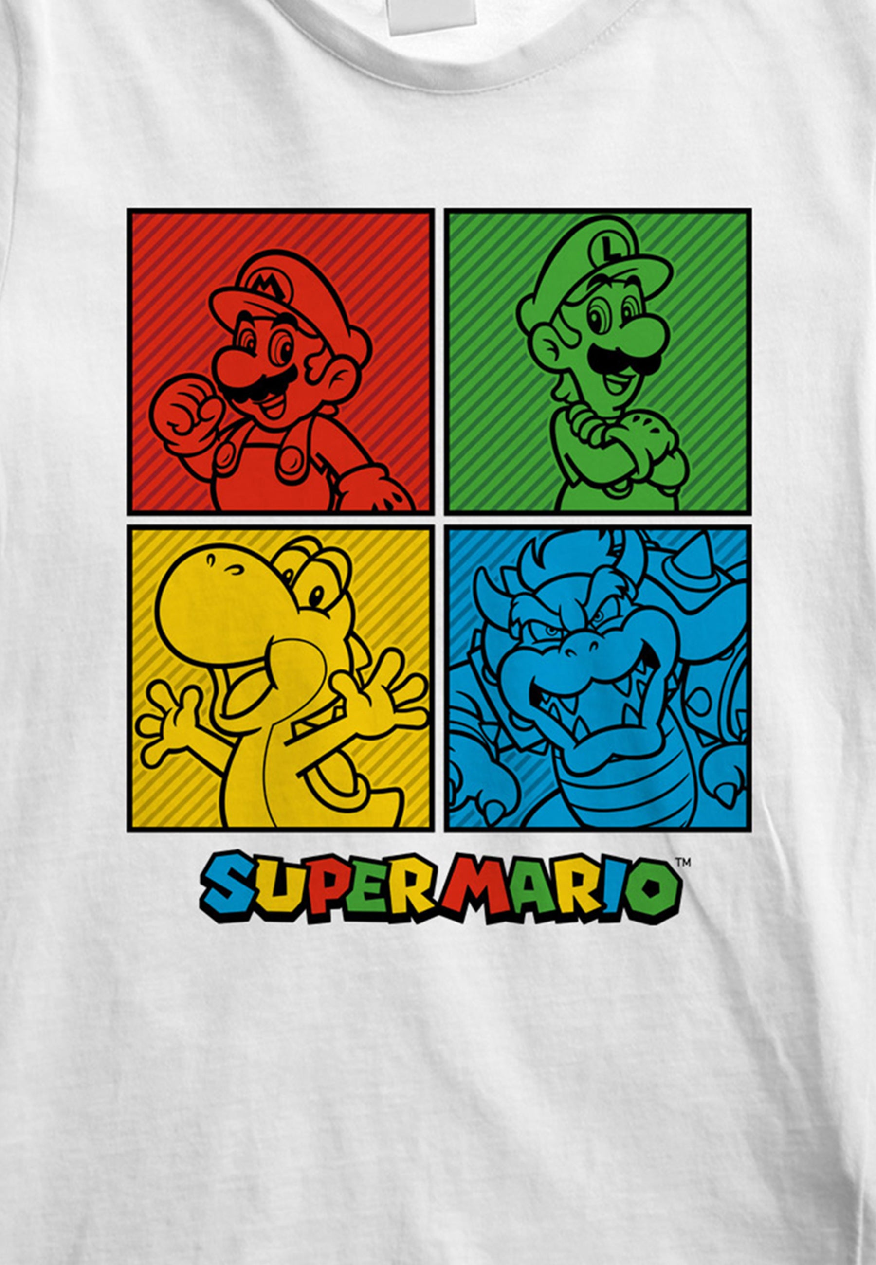 Super Mario Čtverce Dětské Tričko (Super Mario Squares Kids T-shirt)