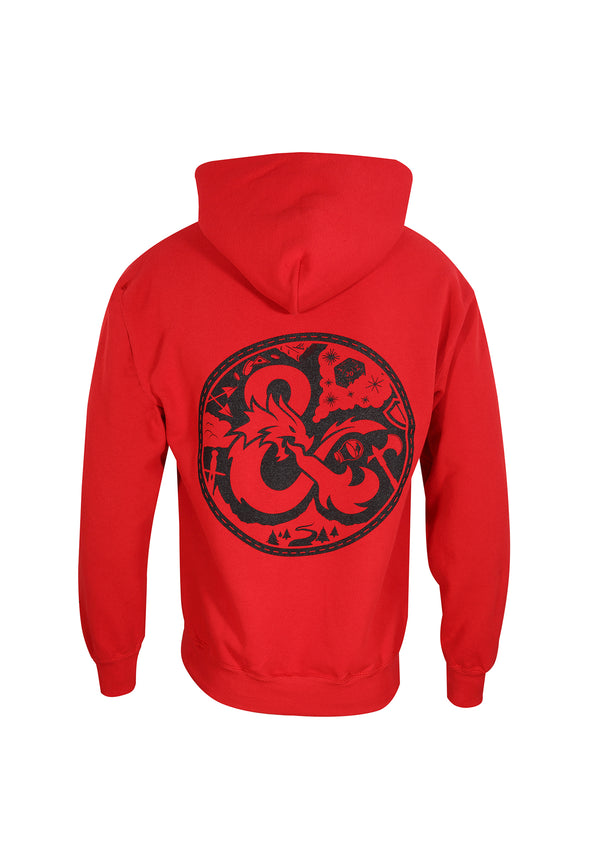 Dungeons und Drachen Red Sweatshirt (Dungeons und Dragons Hoodie)