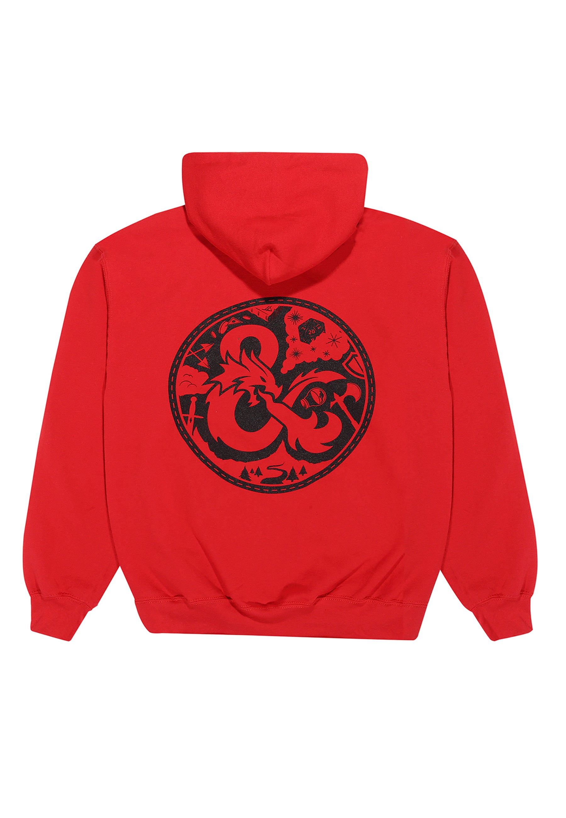 Dungeons And Dragons Červená Mikina (Dungeons and Dragons Hoodie)