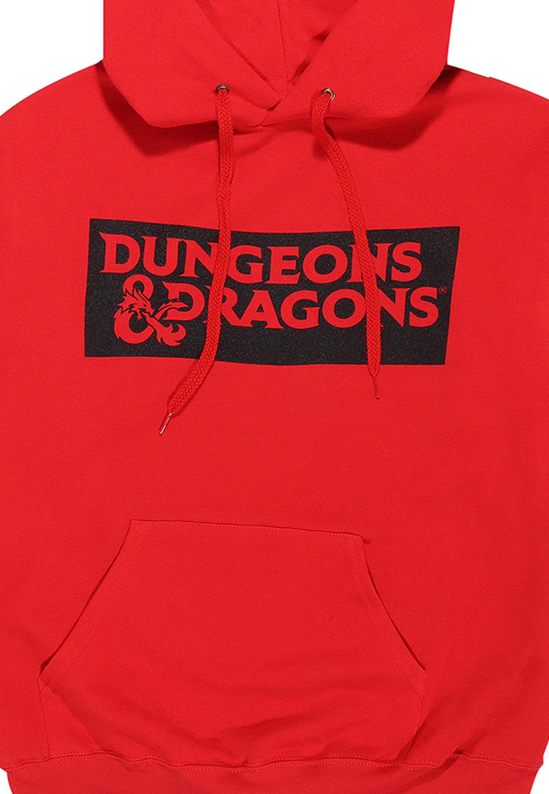 Dungeons And Dragons Červená Mikina (Dungeons and Dragons Hoodie)