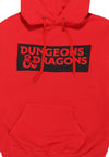 Dungeons And Dragons Červená Mikina (Dungeons and Dragons Hoodie)