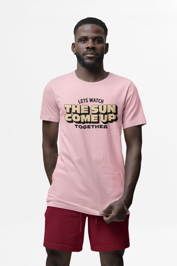 Sunrise Pink T-Shirt (Beobachten Sie das Sonnent-Shirt)