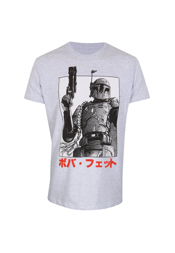 Hvězdné Války Tričko (Star Wars - Boba Fett Katakana T-shirt)