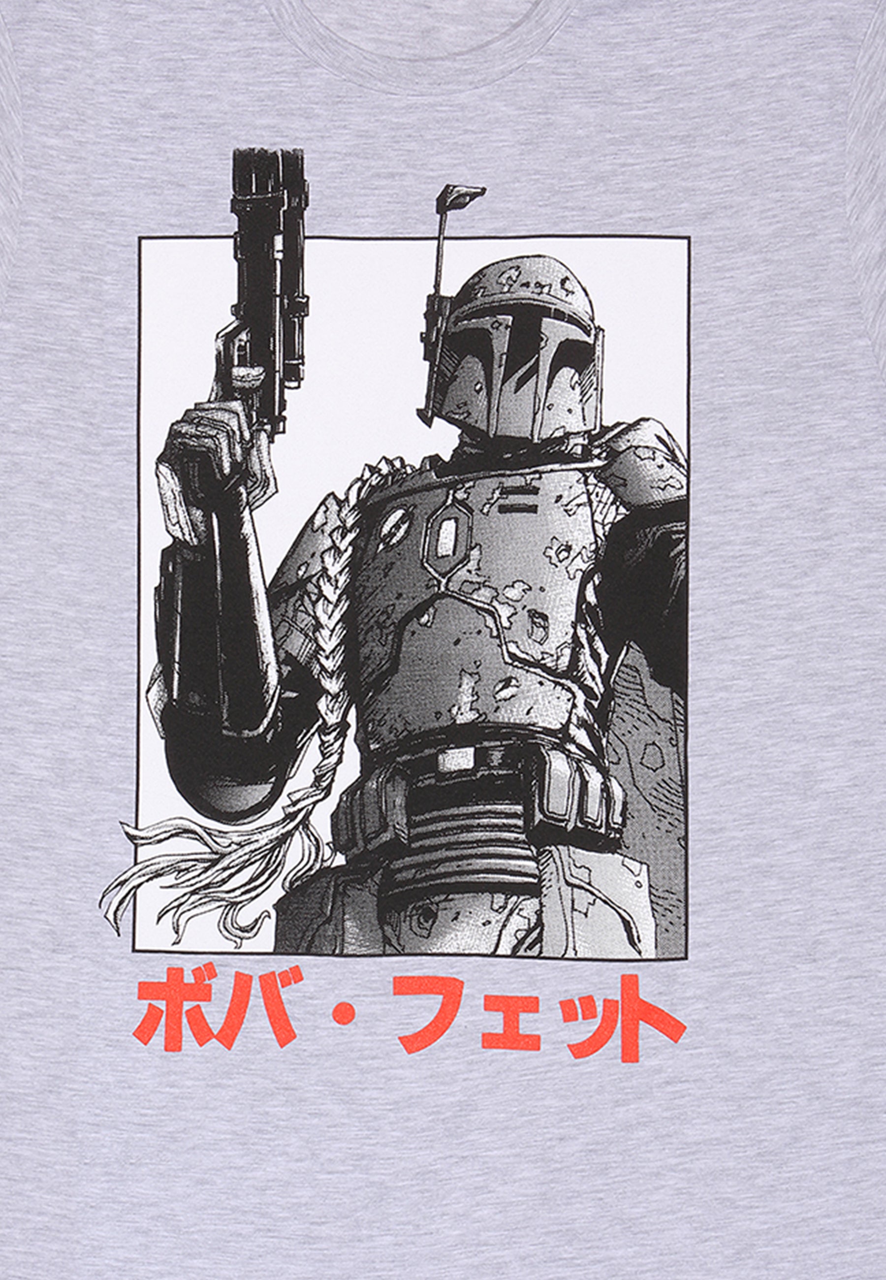 Hvězdné Války Tričko (Star Wars - Boba Fett Katakana T-shirt)