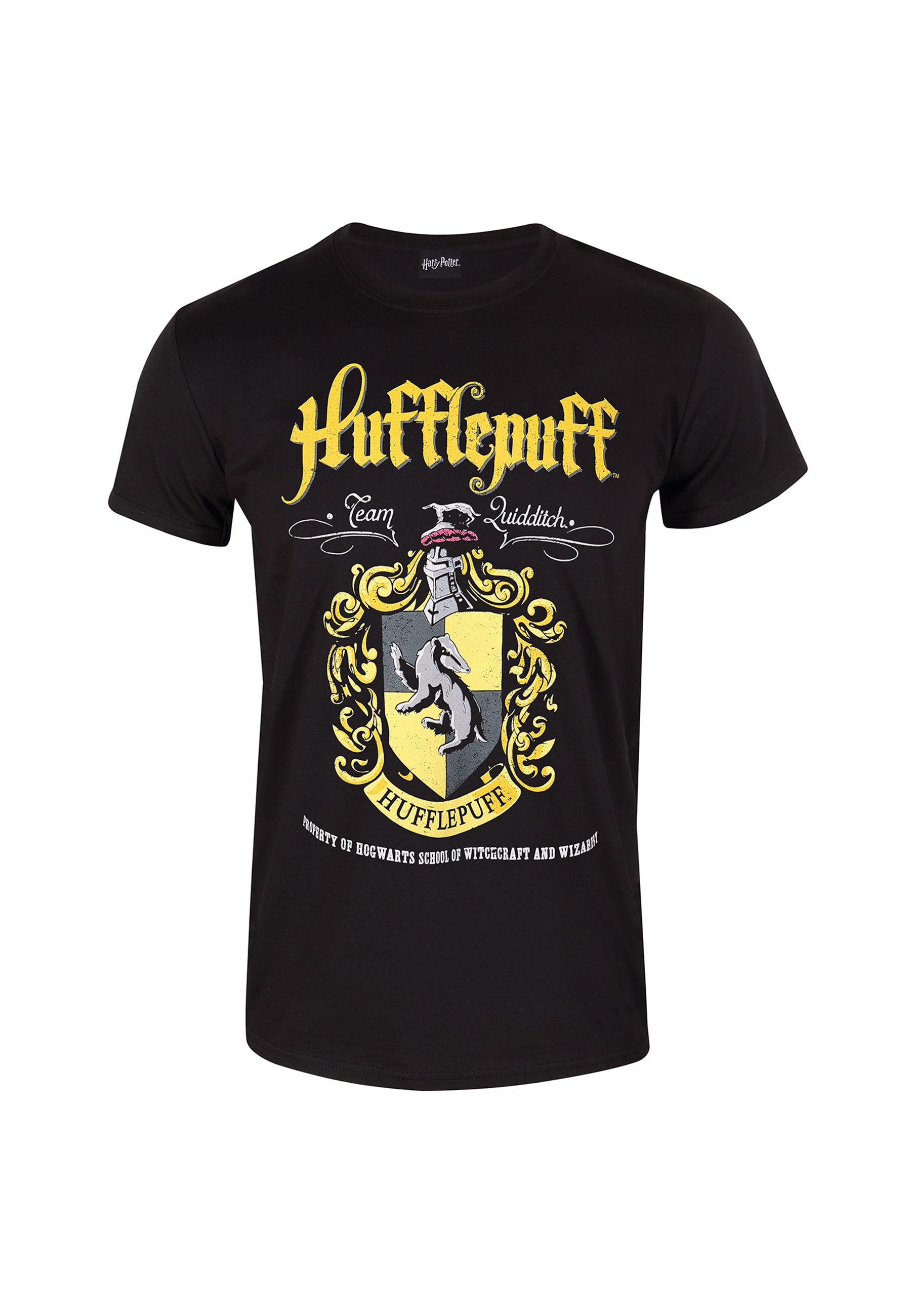 Harry Potter Hufflepong T-Shirt (Hufflepuff Crest T-Shirt)