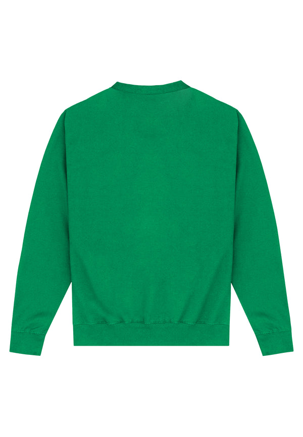 Das grüne Sweatshirt (das Grinch -Lächeln Sweatshirt)