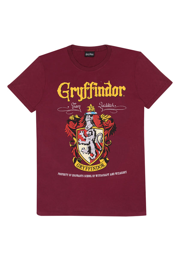 Harry Potter Gryffindor T-Shirt (Gryffindor Red Crest T-Shirt)