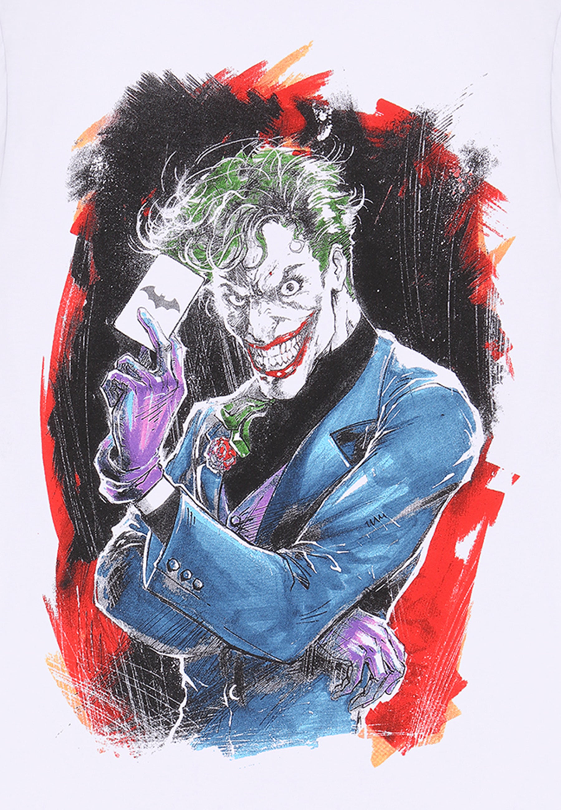 DC Comics Joker-T-Shirt (Joker-Karten-T-Shirt)