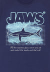 Jaws T -Shirt (Jaws -tolle weiße Info T -Shirt)