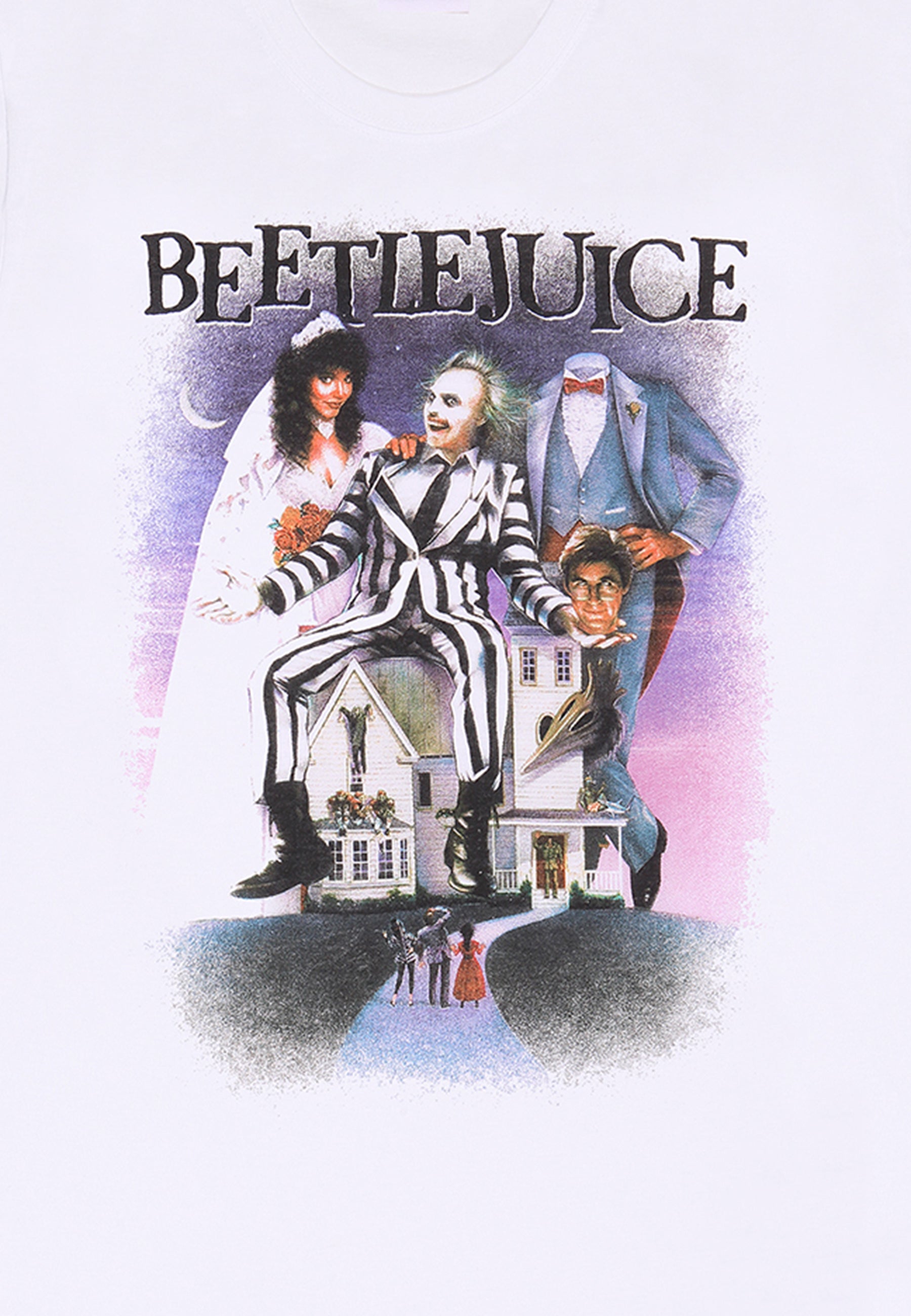 Beetlejuice Bílé Tričko