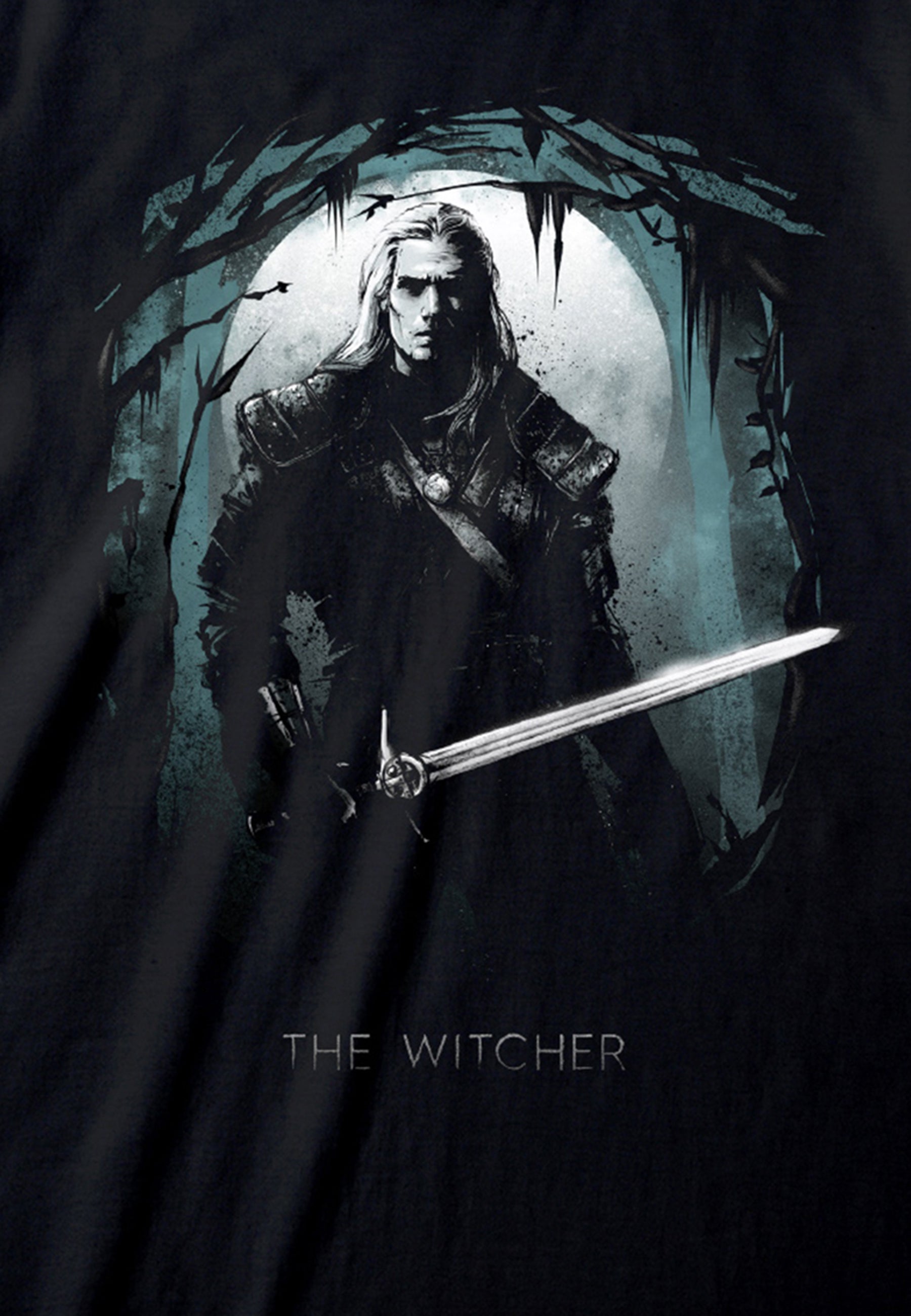 Witcher (Witcher - Silhouette Moon T -Shirt)