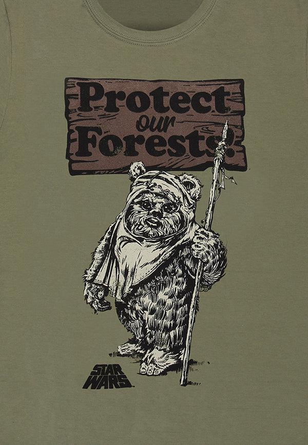 Hvězdné Války Tričko (Star Wars - Protect Our Forests T-shirt)