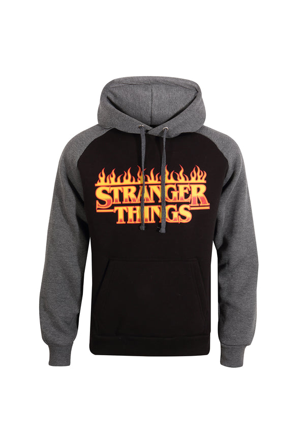 Fremde Dinge brennen Logo (Flaming Logo Hoodie)