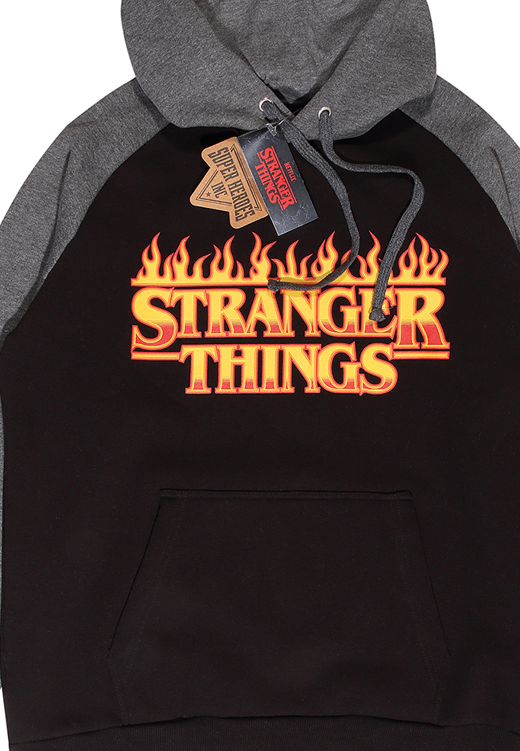 Stranger Things Burning Logo (Flaming Logo Hoodie)